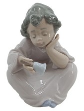 Lladró Porzellan Figur Engel mit Glocke Nr. 5722 Handmade Spain