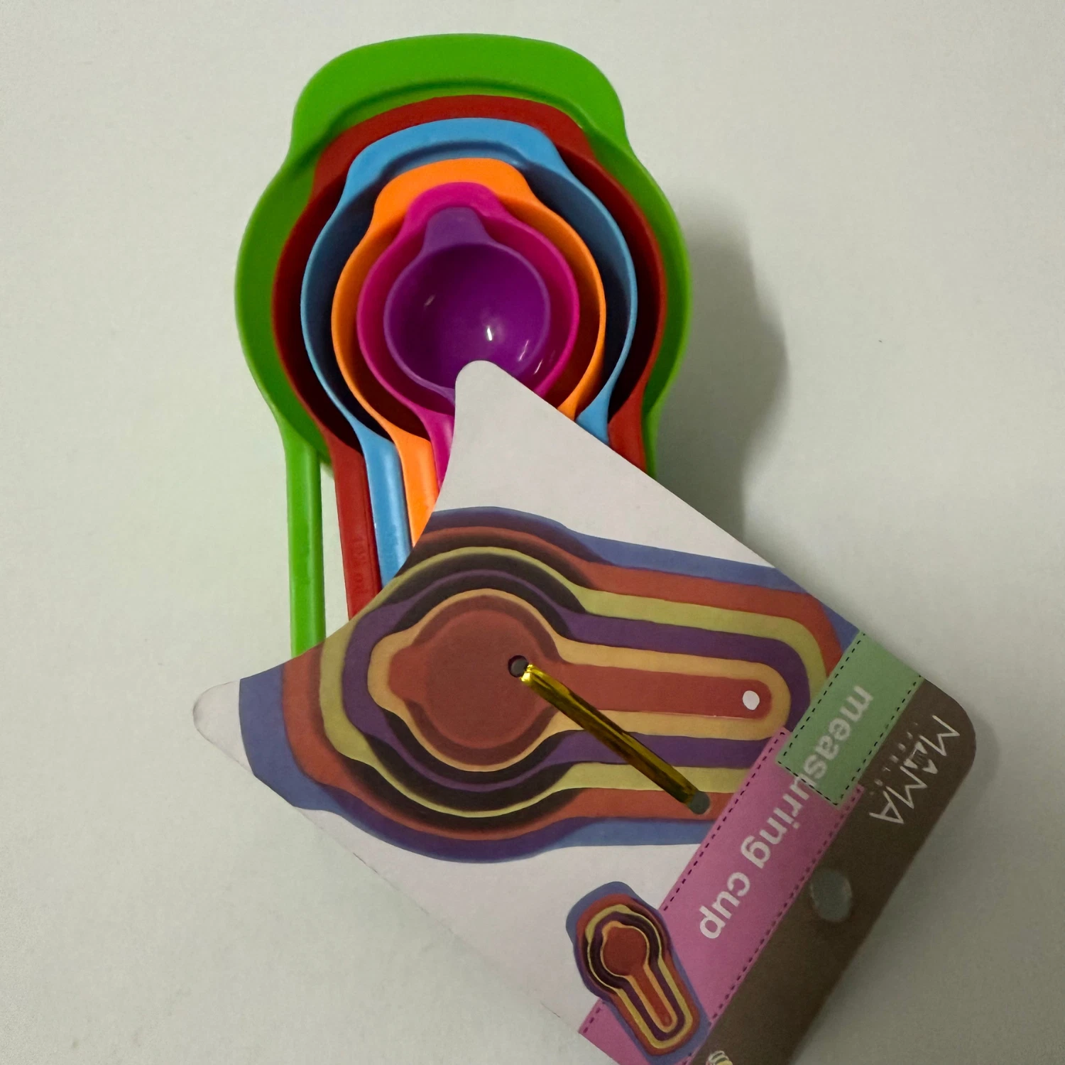 Set Of Easy Use Colorful Plastic Measuring Cup/Spoon Set Cooking Tool