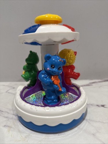 Vtg 2001 Fisher-Price Rare "Sparkling Symphony Carousel" Tested Works 10" - Picture 2 of 5