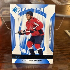 Vincent Iorio 2023-24 UD SP #111 ROOKIE AUTHENTICS Raw (RC) Washington Capitals