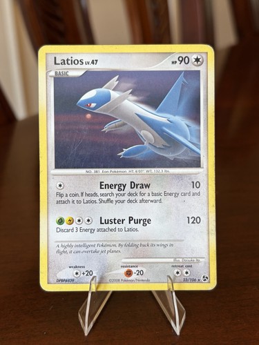 Pokemon TCG Latios 23/106 Great Encounters Regular Non-Holo Rare 90 HP EN 2008