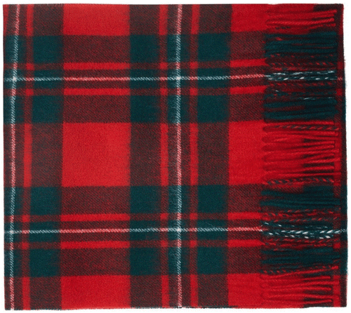 100 % Lammwolle Schlicht und Tartan Design Schal - Bild 8 von 33