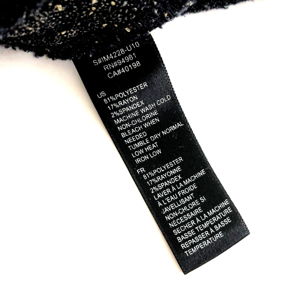 Calça social cinza carvão XS Donegal tweed cintura baixa perna larga vinte e um - Imagem 4 de 4