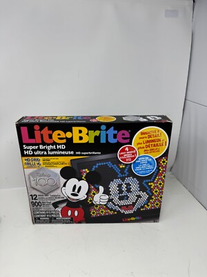 Lite Brite Disney Super Bright High Definition,100 Years of Wonder NIB