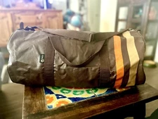 Vintage Look Athalon DENVER USA Large 24” Duffel Ski Waterproof Wet Gear Bag