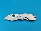 Spyderco Knives Cricket Frame Lock Steel Handle Vg10 Pocketknife! No Reserve!