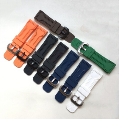 High quality silicone watch band waterproof rubber strap 28mm For SEVENFRIDAY