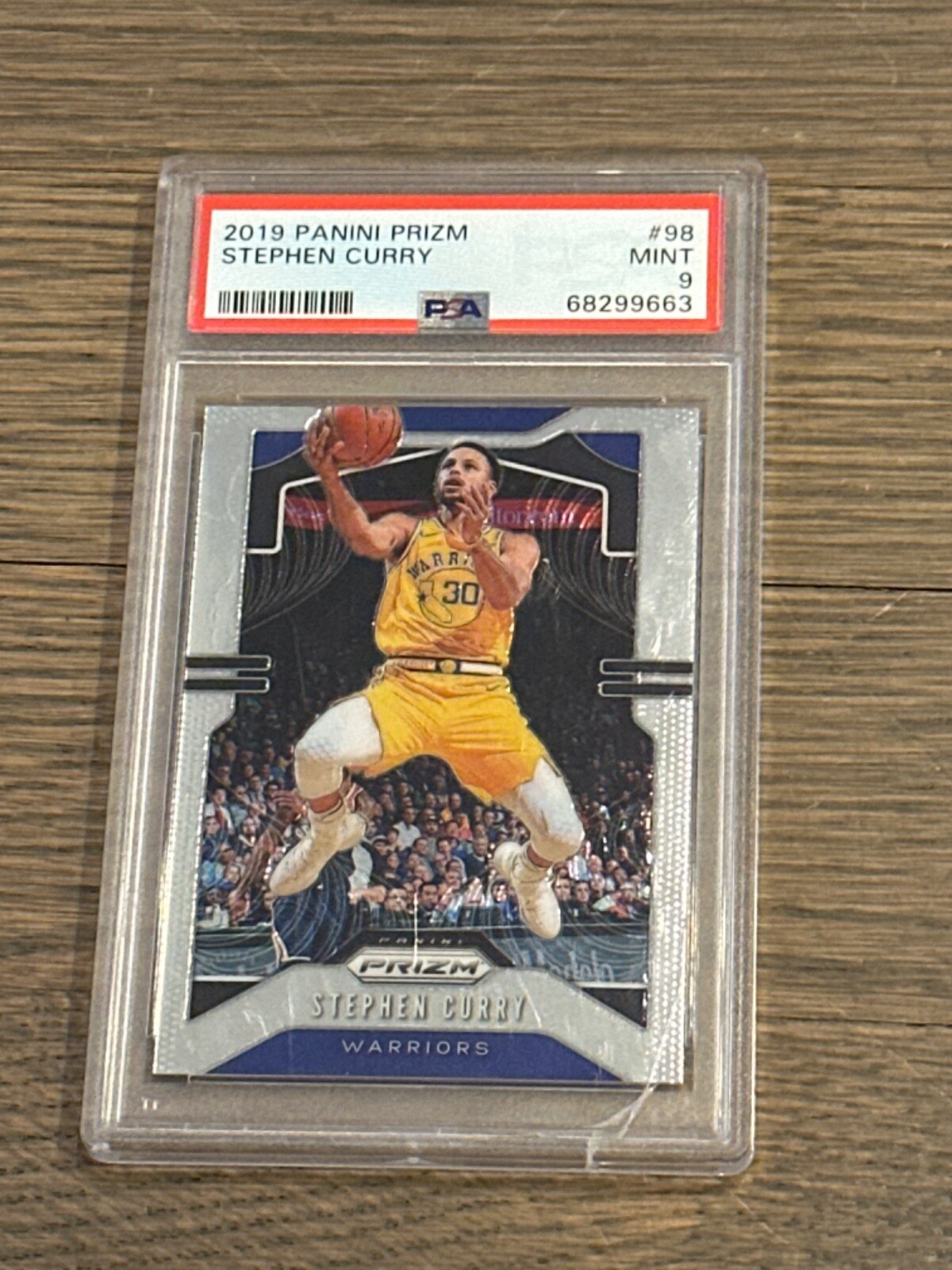 2019 Panini Prizm Stephen Curry Silver Prizm #98 PSA 9 MINT
