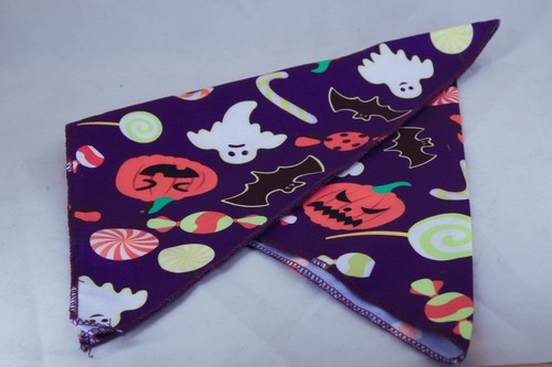 Set of 4 Halloween Monster dog bandanas, new - Picture 2 of 5