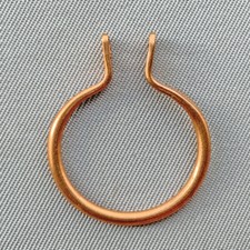Size 5 Beadable Finger Ring 24x19mm Solid Copper Q8 Per Pkg