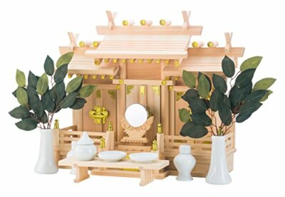 Kamidana Three companies with different roofs Nagomi (small) Kamidana set-