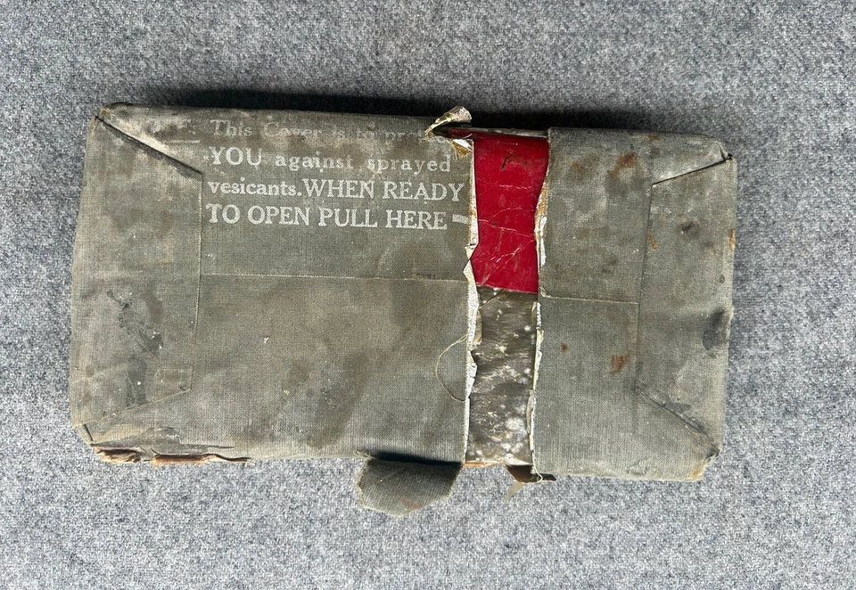 PROTECTIV COVER COUVERTURE ANTI GAZ GI AMÉRICAIN US USA NORMANDIE WWII WW2 1944 - Photo 2/3