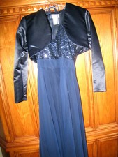 ALFRED ANGELO long formal Mother of the Bride Evening Gown Blue sz 10 REDUCED
