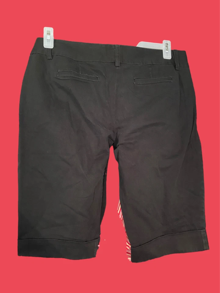 Pantalones cortos elásticos Zinc Junior para mujer pantalones cortos negros talla 13 Foto 3 de 3