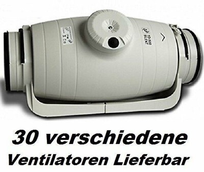  S&P TD-250/100 SILENT Rohrventilator, Rohrlüfter Rohrgebläse Rohr/Kanal/Lüfter