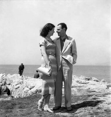 Cannes Film Festival 1953 Swedish Actress Elsy Albiin Old Photo