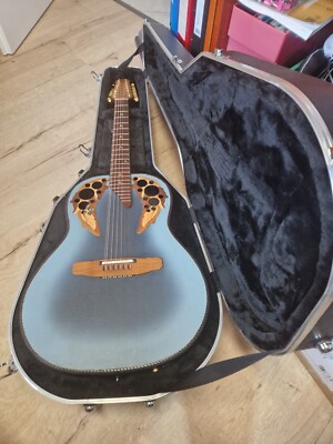 Adamas by Ovation 1685-8 1986 - 12-string guitar with carbon graphite blue burst