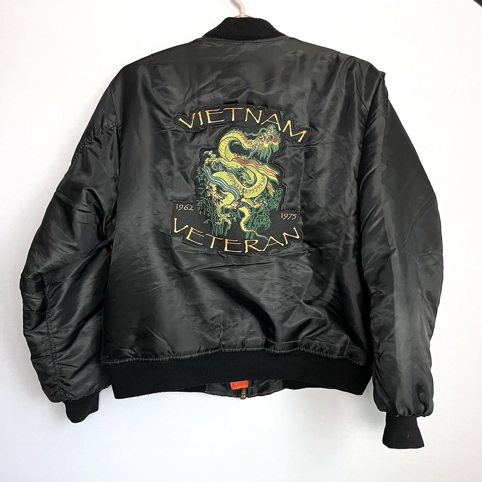 Rothco Bomber Jacket Sz 2XL Flyer Intermediate MA-1 Military Vietnam Dragon READ-image