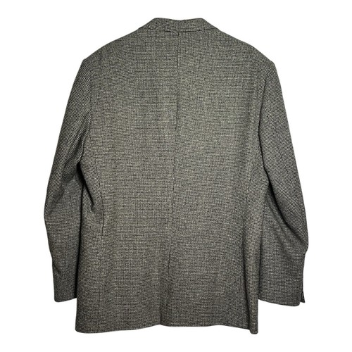 Chaqueta Abrigo Deportivo Stafford Marrón Para Hombres 44 Largo 3 Botones Lana Virgen Corderos - Imagen 2 de 9