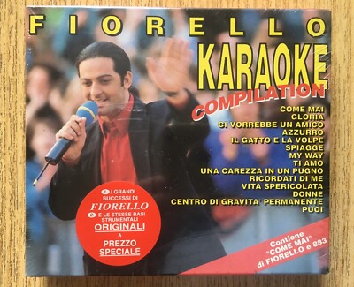 883 - MAX PEZZALI - FIORELLO  - KARAOKE COMPILATION - BOX 2 CD 1993  SIGILLATO