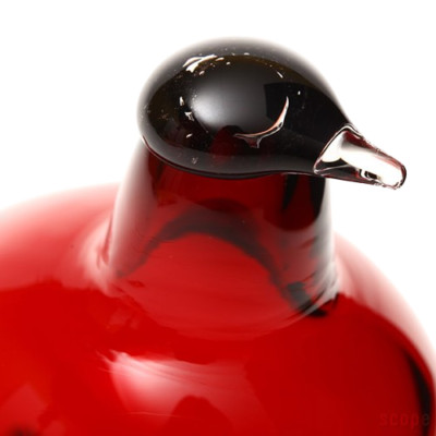 Iittala Birds von Oiva Toikka Little Tern in Cranberry Birds von Oiva Toikka
