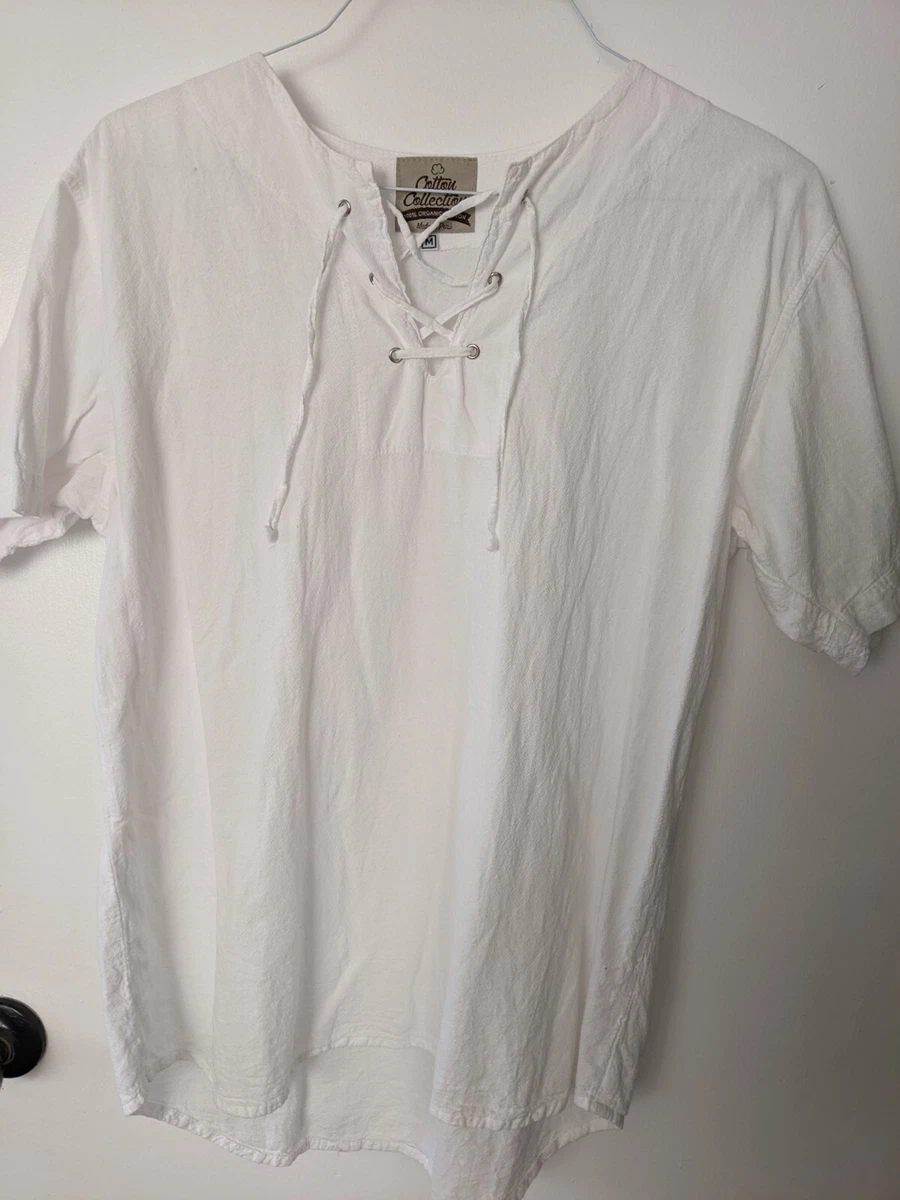 white peasant blouse short sleeve