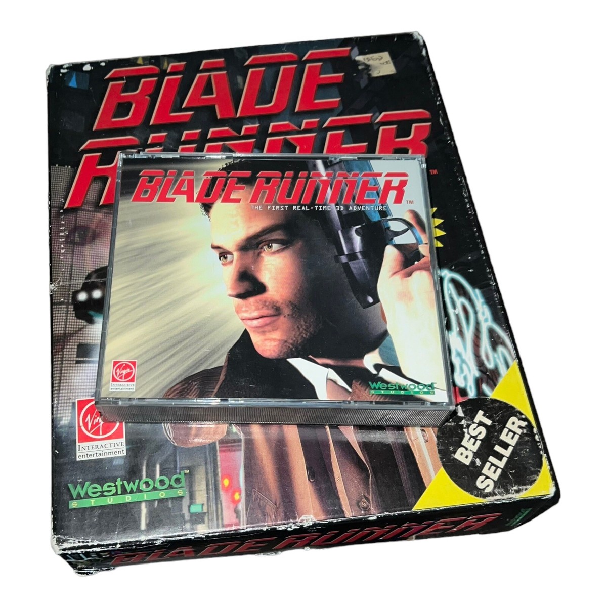 Blade Runner (PC, 1997) Big Box Westwood Multi-Disc Set. For Blade Runner (PC, 1997) Big Box Westwood Multi-Disc Set. For