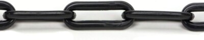 Kunststoffkette Absperrkette Regenablaufkette Plastikkette schwarz 5 - 25 Meter