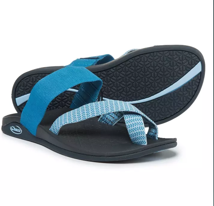 NEW CHACO TETRA CLOUD BLUEBELL TOE LOOP SLIDE SANDALS WOMENS 7 J106244