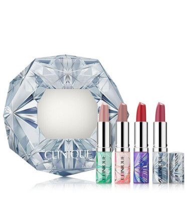 Clinique 4-Pc. Kisses Lipstick Set Barely, Bamboo Pink, Angel Red, A Different