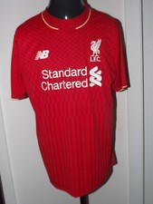 2015-16 Liverpool Home NB Red (L) Shirt Jersey Trikot Maglia Camiseta Maillot