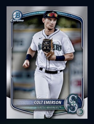 2025 TOPPS Bowman 1st Chrome Prospects RC- COLT EMERSON (Topps Bunt DigitalCard