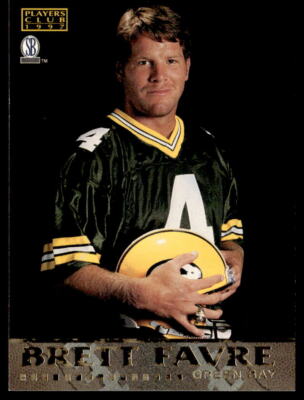 1997 Score Board #1 Brett Favre Football Green Bay Packers
