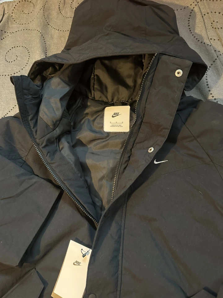 PARKA NIKE SYNTHETIC FILL METRO GROUND NEGRA TALLA L NIÑOS DE GRAN TAMAÑO $140 ÚLTIMA Foto 4 de 4