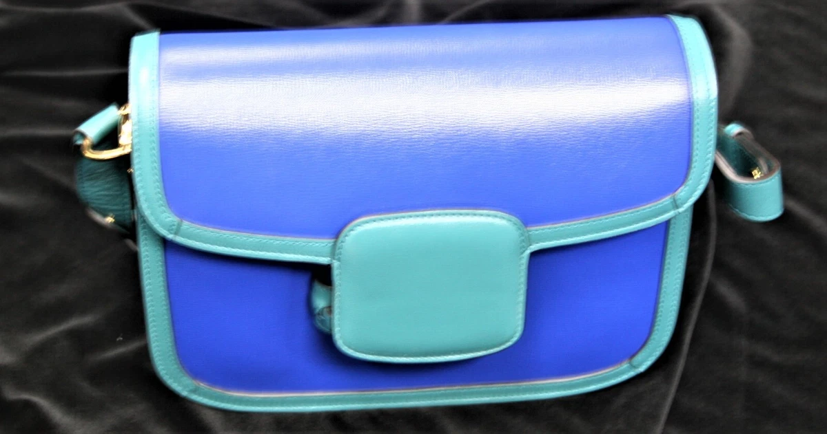 Blue clearance green purse