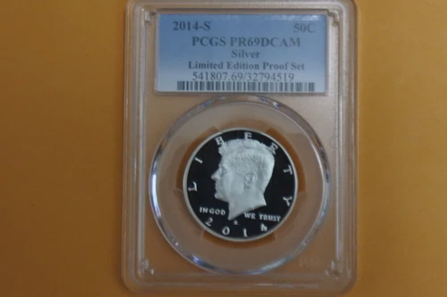 2014 S Kennedy Half PCGS PR69 DCAM Limited Edition Set 50C Coin