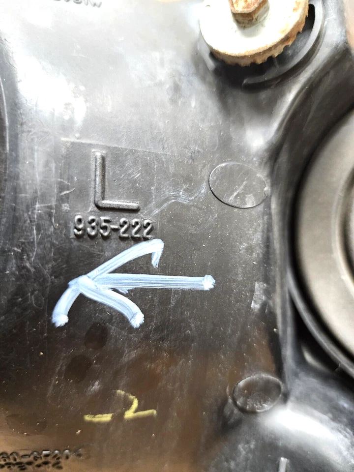 Conjunto de faros delanteros izquierdo del lado del conductor Acura MDX 2001-2003 33101-S3V-A01 FABRICANTE DE EQUIPOS ORIGINALES Foto 3 de 4