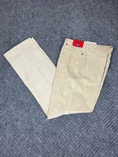 Vintage 70s Levis Corduroy Pants Misses Size 30x34 Beige Distressed NWT