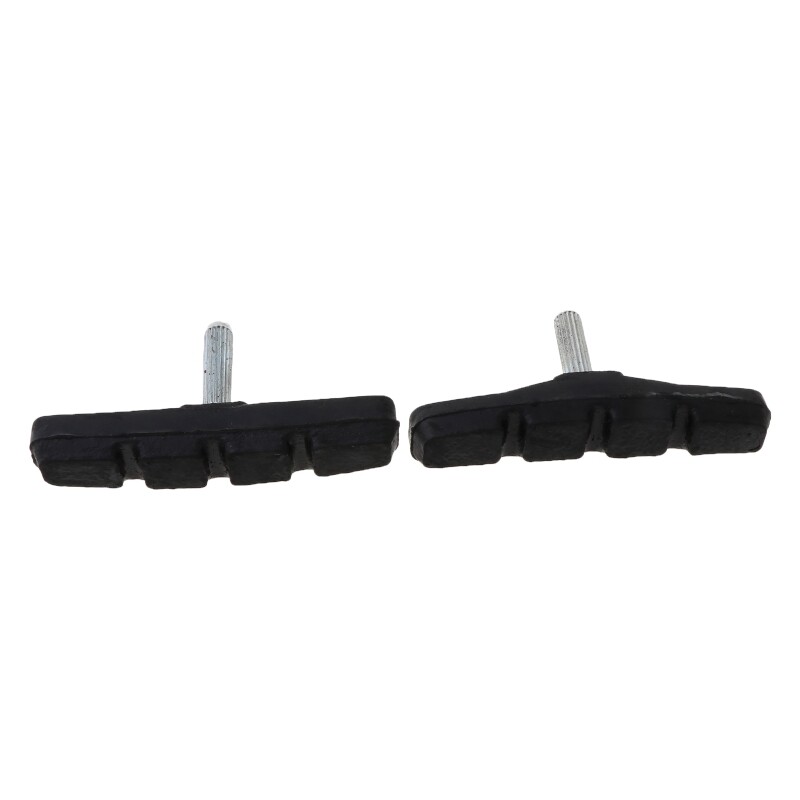 Bike Brakes 2-Pack Bike V-Brake Pads Rubber Brake Shoes For