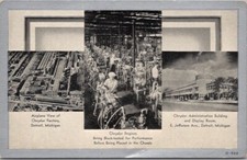 1940s Detroit, Michigan Advertising Postcard ...