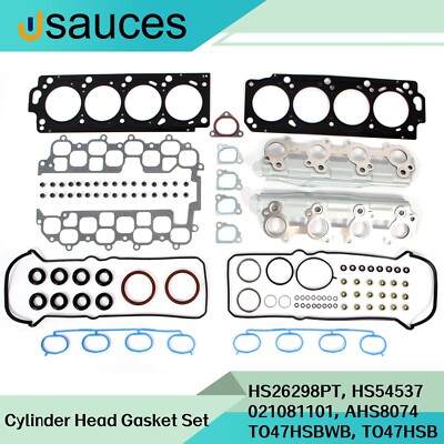 Head Gasket Set Fit 05-09 Toyota Lexus GX470 LX470 ENG CODE ''2UZFE'' V8 DOHC 4.7L