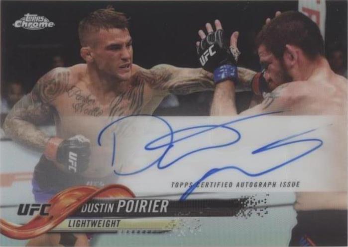UFC TOPPS 2018 ダスティン ポワリエ サイン ポイエー 高級版 2018 Topps Chrome UFC - Dustin Poirier #FA-DP for sale | eBay