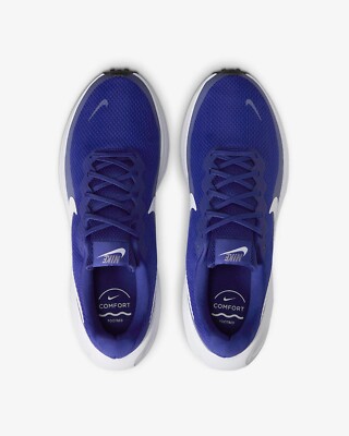 Men\'s Size 10.5 Nike Revolution 8 Deep Royal Blue World Indigo White HJ9198-401 Nike Revolution 8 Deep Royal Blue for Sale | Authenticity  main image 3