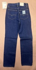 Vintage 1980  s Levis Girls White Patch Jeans, Deadstock NWT, Size 10
