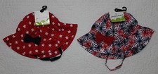 NEW JUMPING BEANS GIRLS SUN HAT RED WHITE BLUE VARIOUS SIZES  STYLES