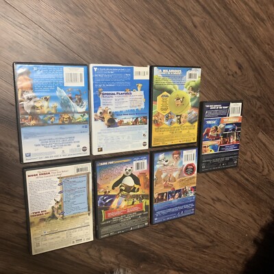 DVDs lot Of 7- Ice age, Bee Movie, Kung Fu panda, Shrek | eBay