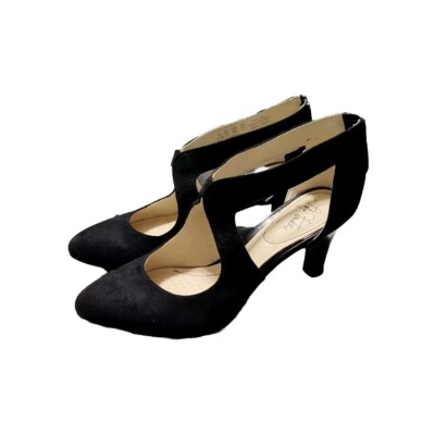 LifeStride Women's Closed Toe Pumps Black Shoes Cut-Out Heels Giovanna  Work