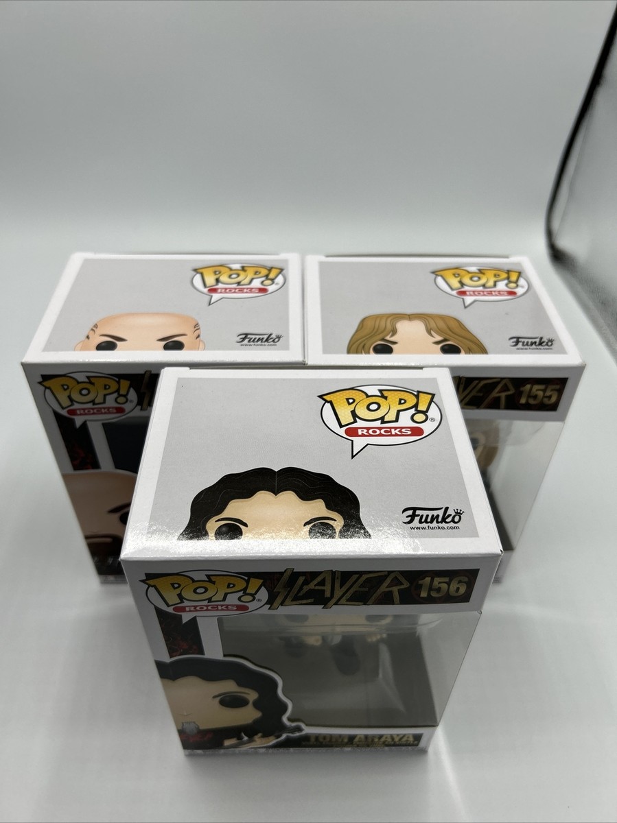 Slayer Funko Pop Complete Set Of 3 Kerry King 157 Jeff Hanneman