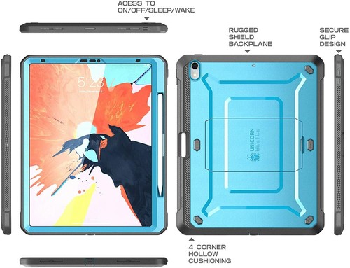 SUPCASE Unicorn Beetle Pro for Apple iPad Pro 12.9" 2018 Case Shockproof Cover - Picture 9 of 25