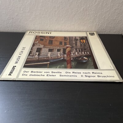 Rossini Overtures ~ Vienna Symphony Orchestra ~ Philips 10'' LP [GBR6522]